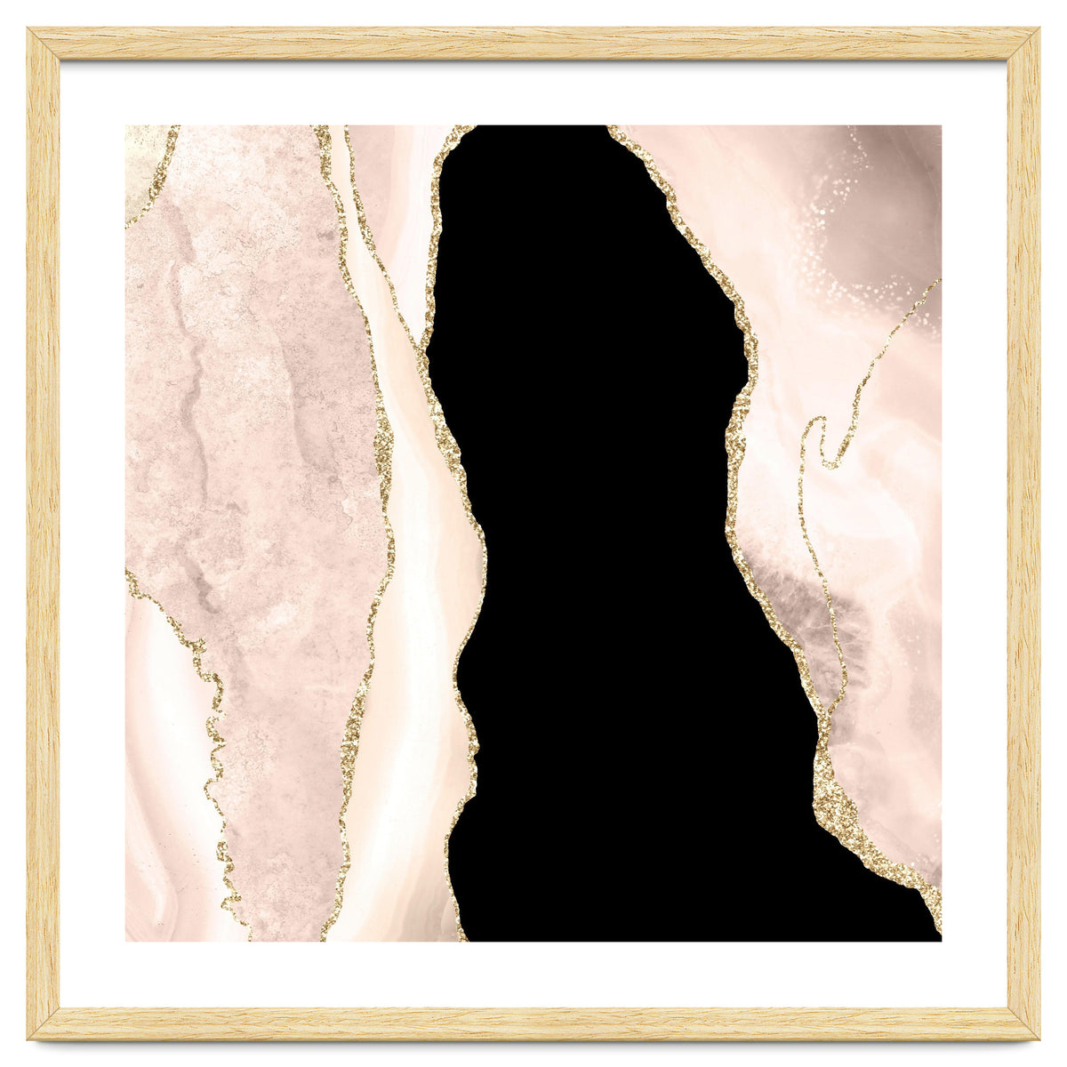 Ivory & Gold Agate Texture 02