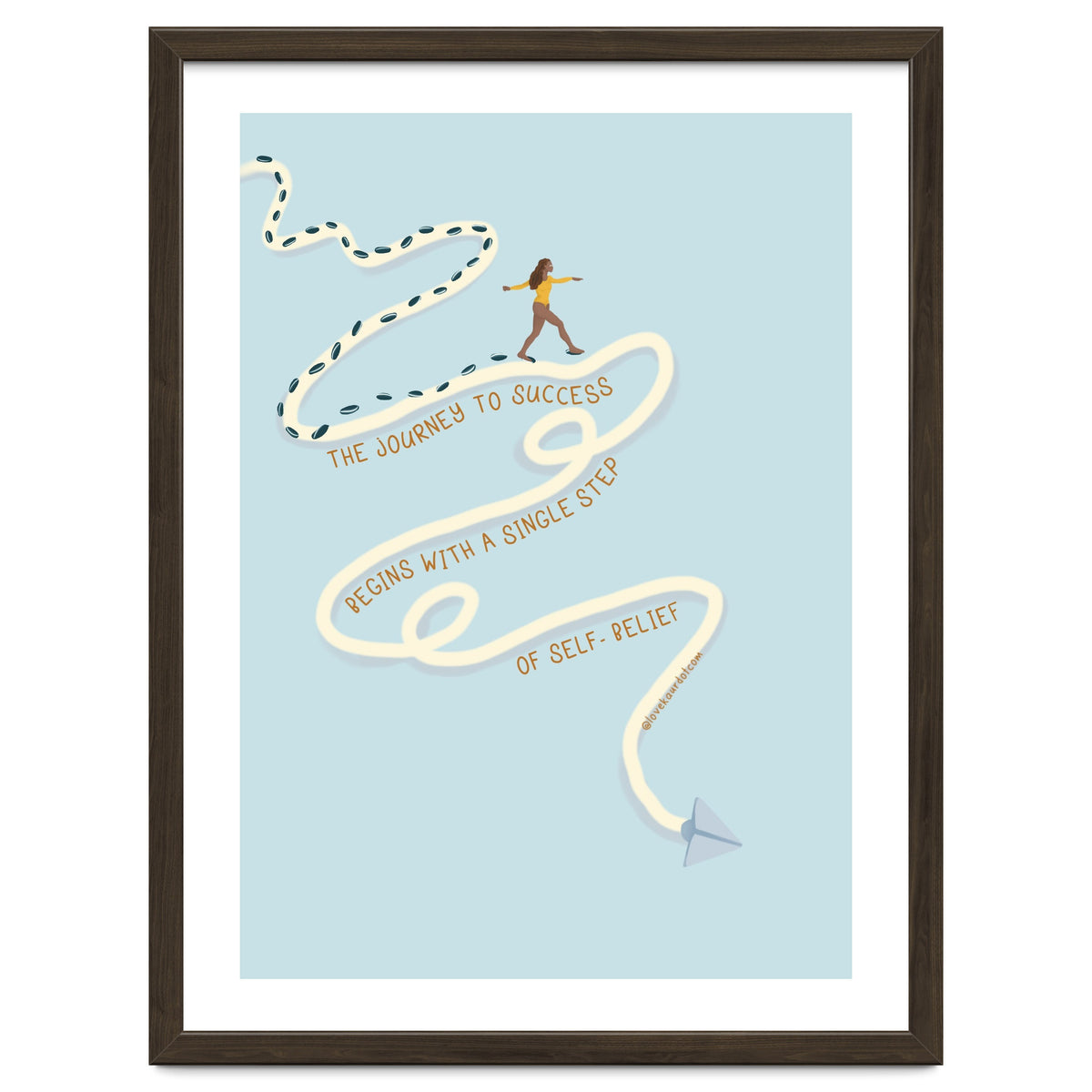 The Journey To Success Begins With A Single Step Of Self-Belief