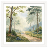Atmospheric Forest Watercolor Painting thumbnail