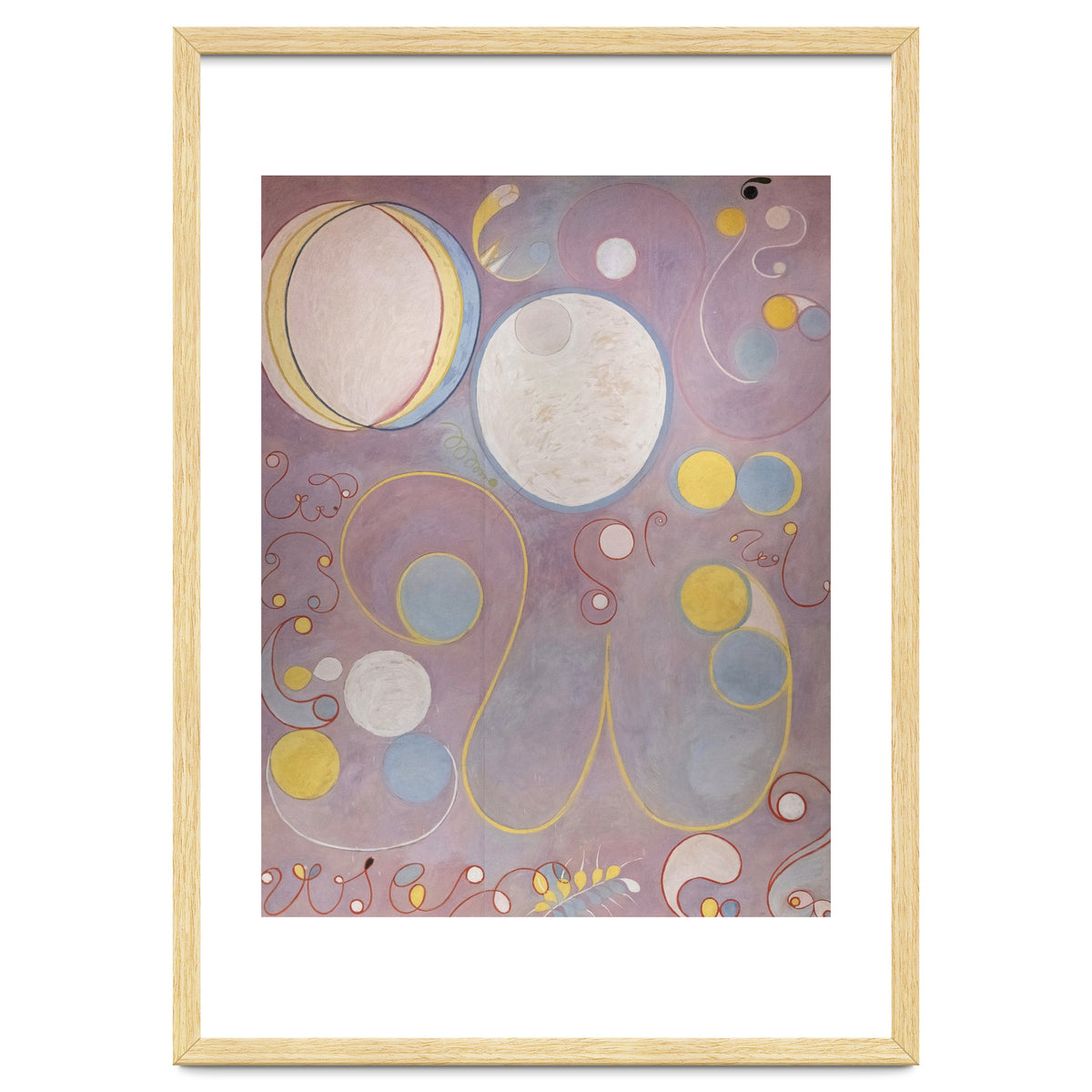Hilma af Klint - The Ten Largest No 8 Adulthood Abstract Spiritual Geometry Art