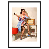 Hot Pinup Girl With A Hammer thumbnail