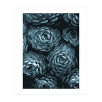 Succulent Plant Blue Ii (Print Only)