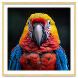 Close Up Portrait Of A Colorful Macaw Parrot thumbnail