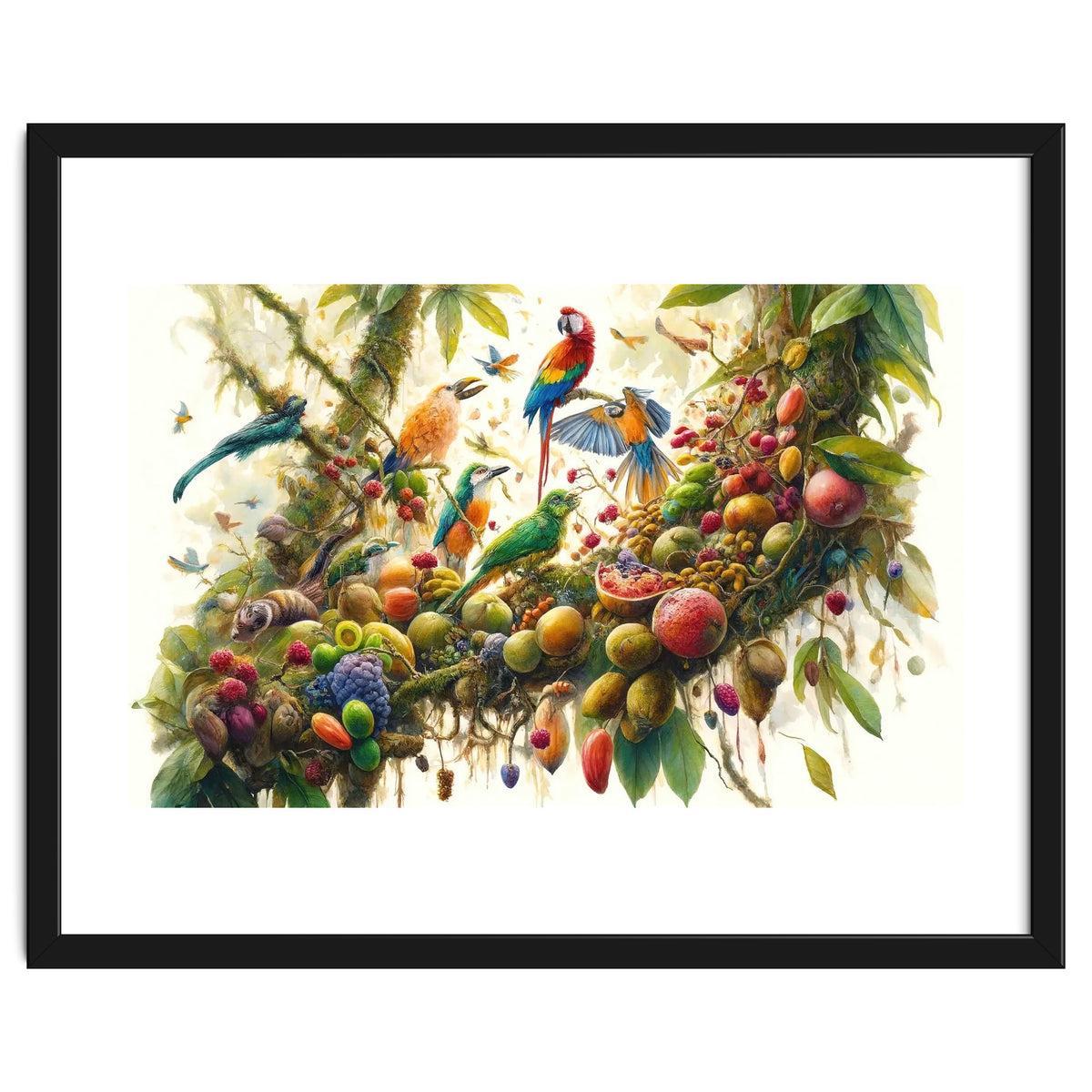 Jungle Symphony Of Tropical Birds