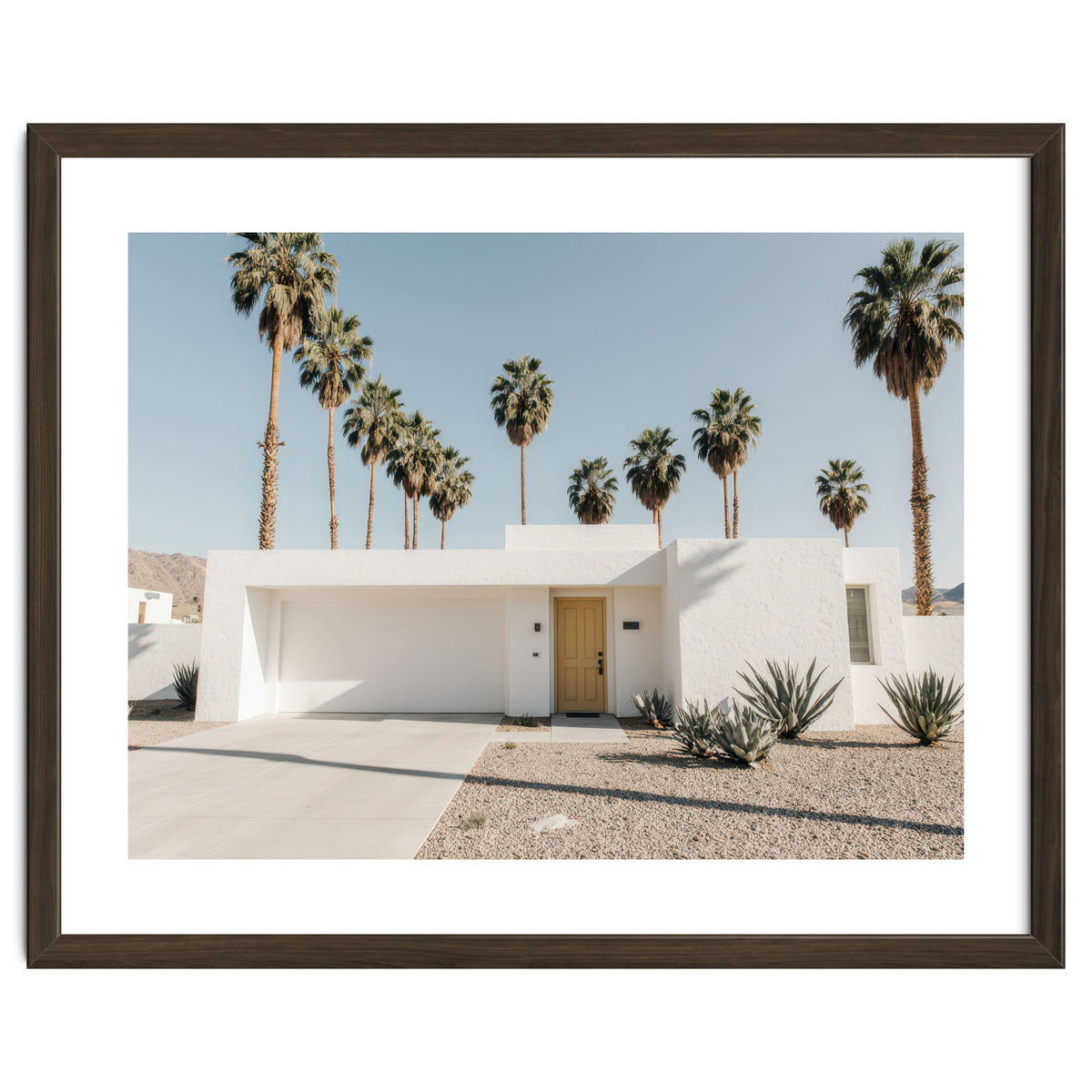 Palm Springs Modernist Home, Mid-Century Architecture Photography, Desert Minimalism