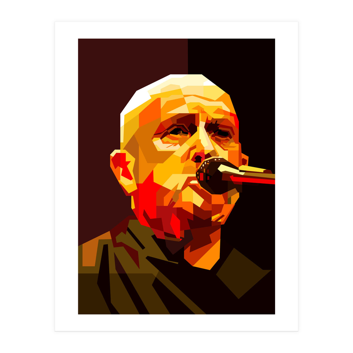 Peter Gabriel Musician Vintage (Print Only)