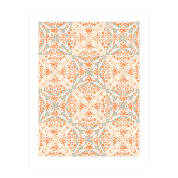 Coral Moth Tiles (Print Only)