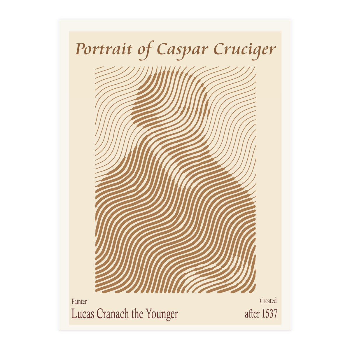 Portrait Of Caspar Cruciger (after 1537) – Lucas Cranach The Younger (german, 1515 1586) (Print Only)