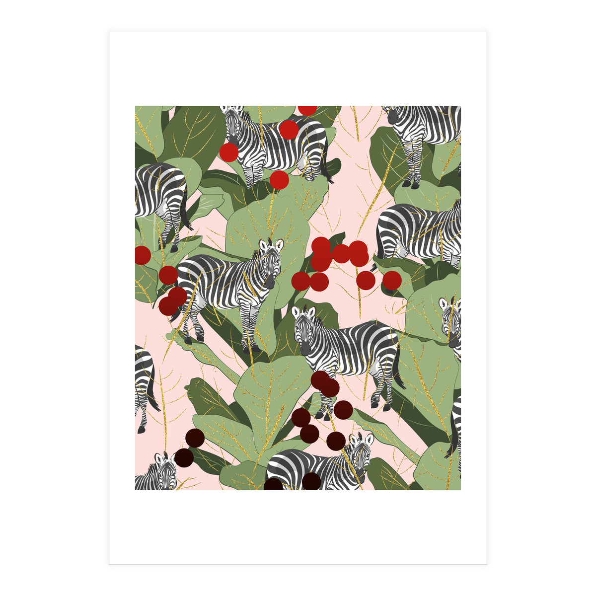 Zebra Harem #society6 #decor #buyart (Print Only)