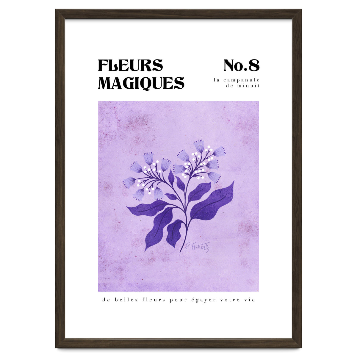 Magical Flowers No.8 Midnight Bellflowers