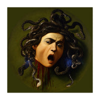 Caravaggio – Medusa | Baroque Mythological Painting Head of Medusa (Print Only)