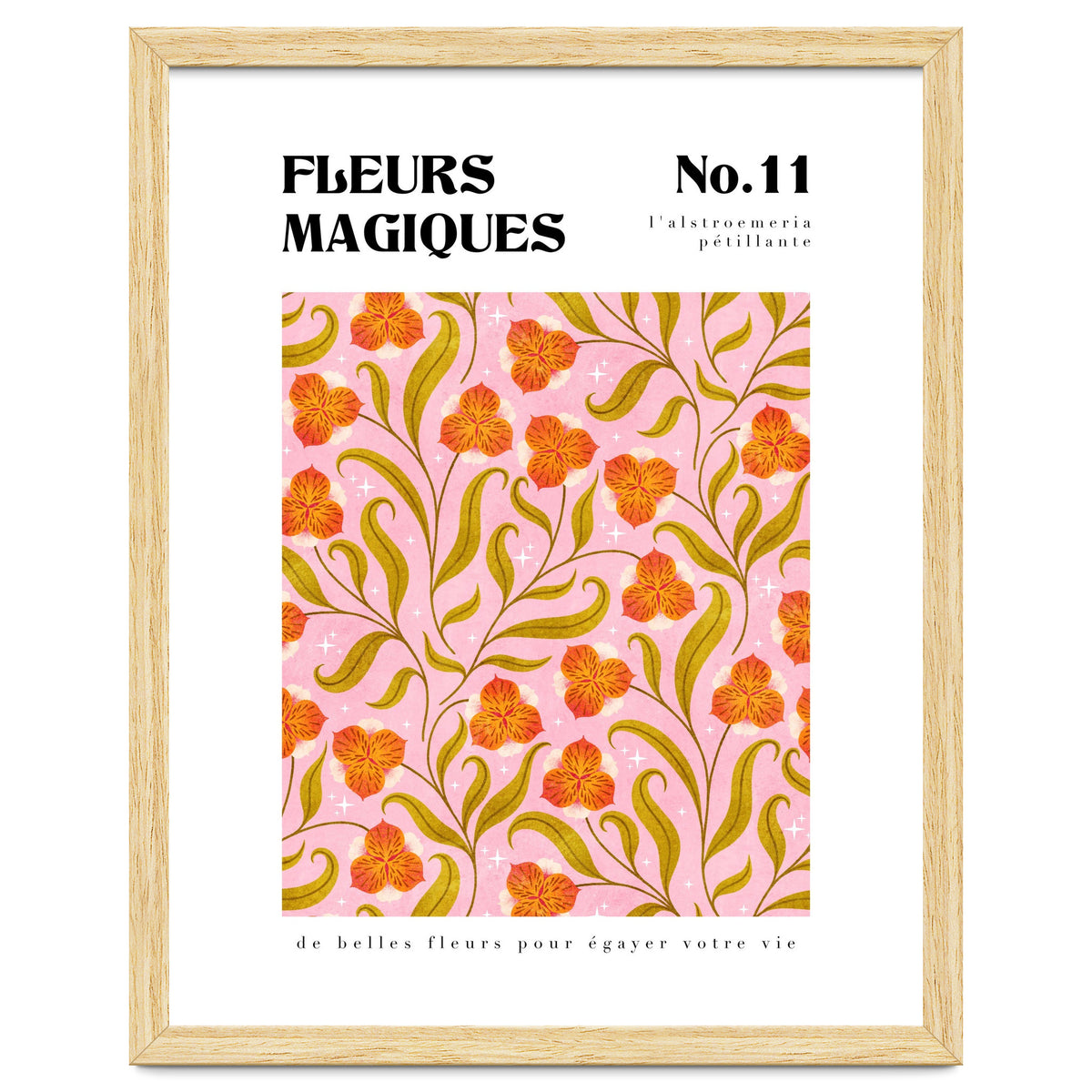 Magical Flowers No.11 Alstroemerias Print