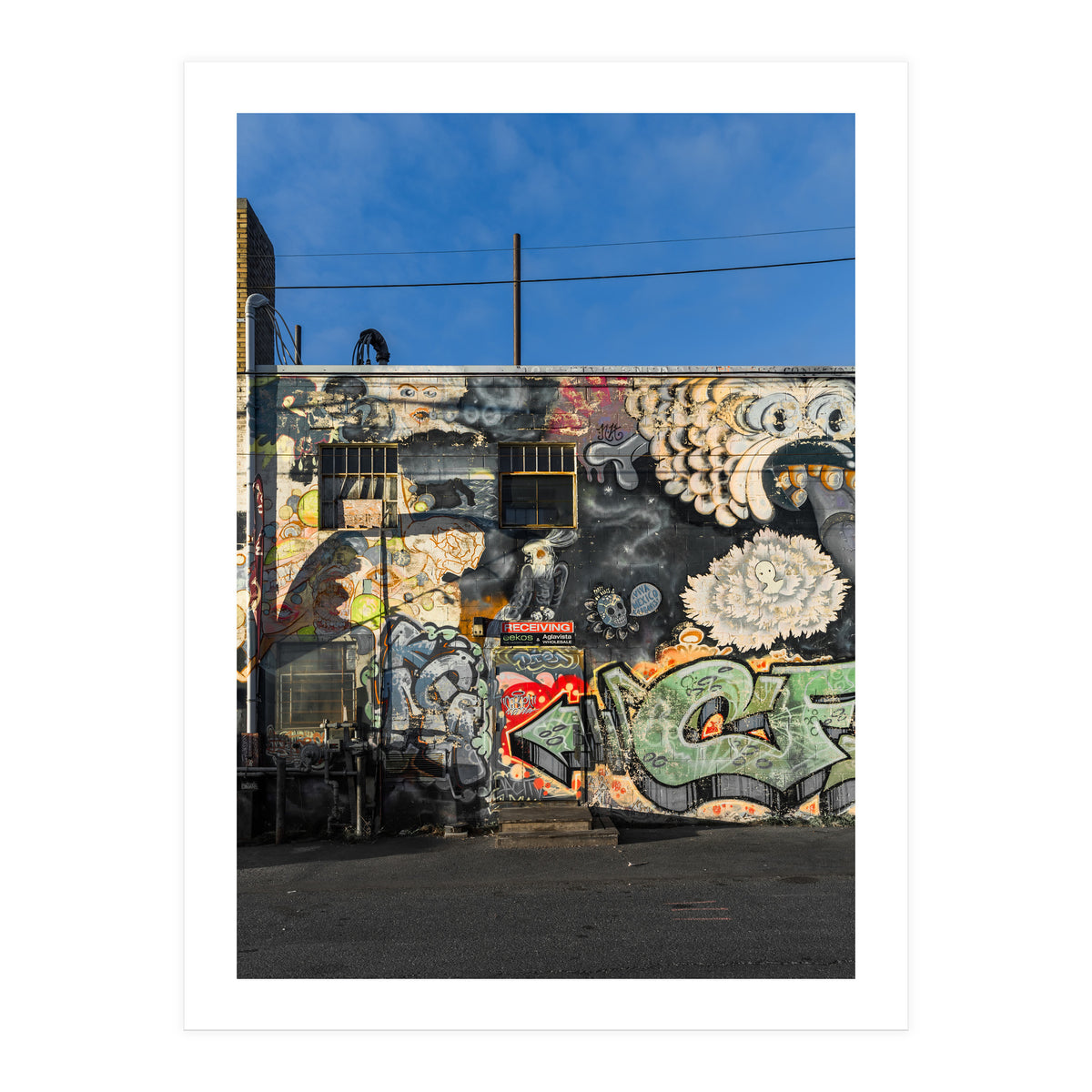 Cooke St Thunder Bay Graffiti Color Version No 2 (Print Only)