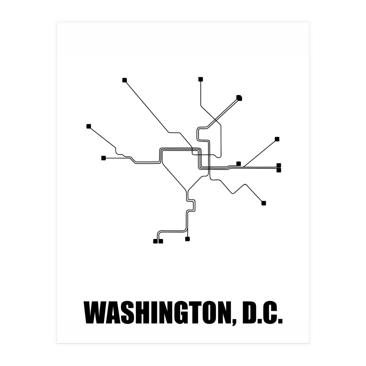 Washington DC Subway (Print Only)