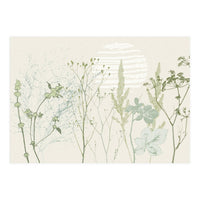 Plant based calming atmosphere natural green (Print Only)