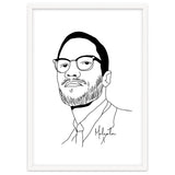 Malcolm X Illustration thumbnail