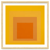 JOSEF ALBERS - HOMAGE TO THE SQUARE YELLOW ORANGE 2. HIGH RESOLUTION thumbnail