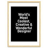 World's most coolest, creative and wonderful designer thumbnail