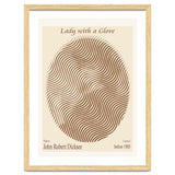 Lady With A Glove – John Robert Dicksee (before 1905) thumbnail