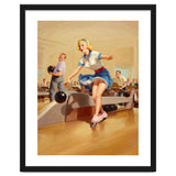 Sexy Pinup Girl On Bowling Incident thumbnail