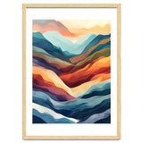 Abstract Ethereal Mountain Landscape thumbnail