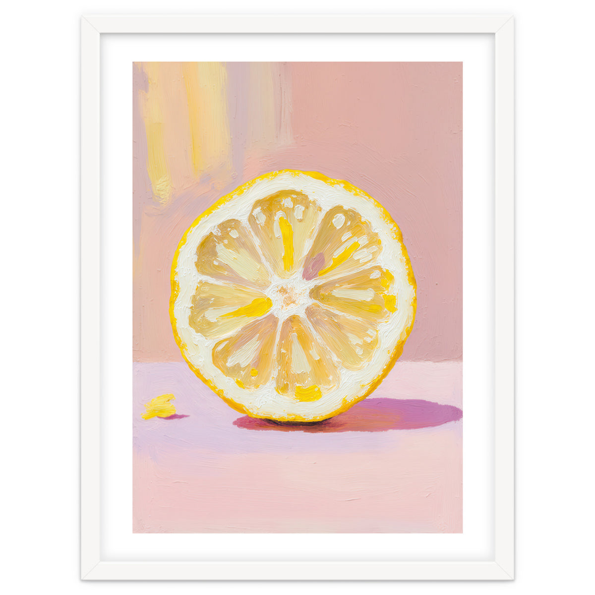 Lemon Slice – Modern Still Life Food