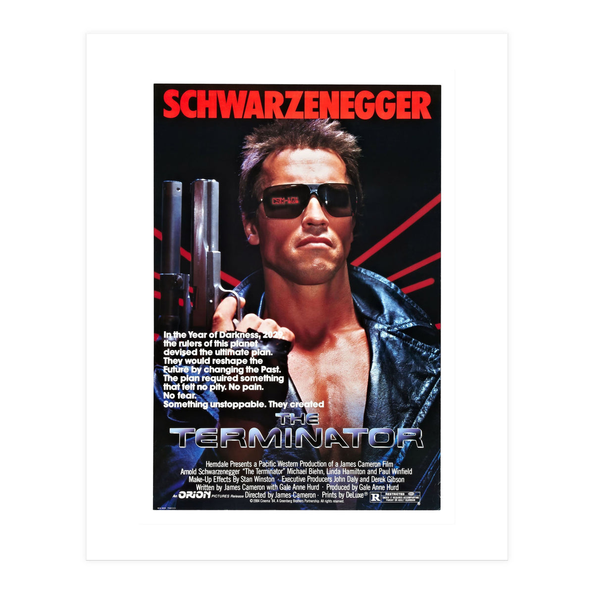 THE TERMINATOR (1984), directed by JAMES CAMERON. (Print Only)