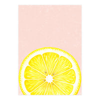 Lemon Slice, Fresh Citrus Kitchen Summer Art (Print Only)