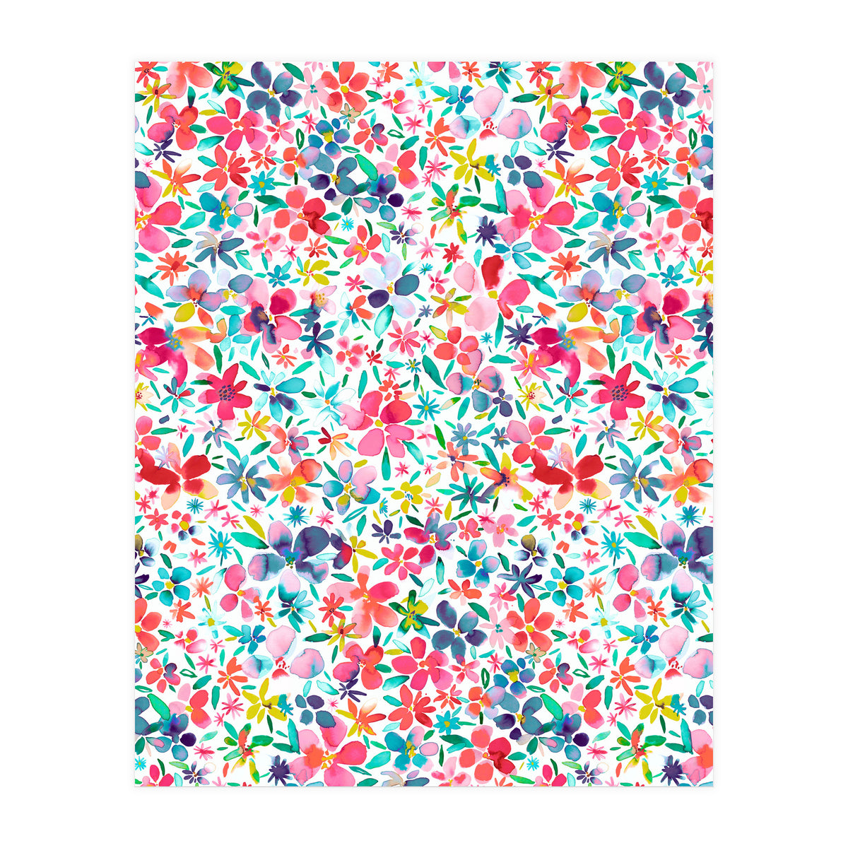 Colorful Flower Petals (Print Only)