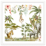 Watercolor Wild Animals Jungle thumbnail
