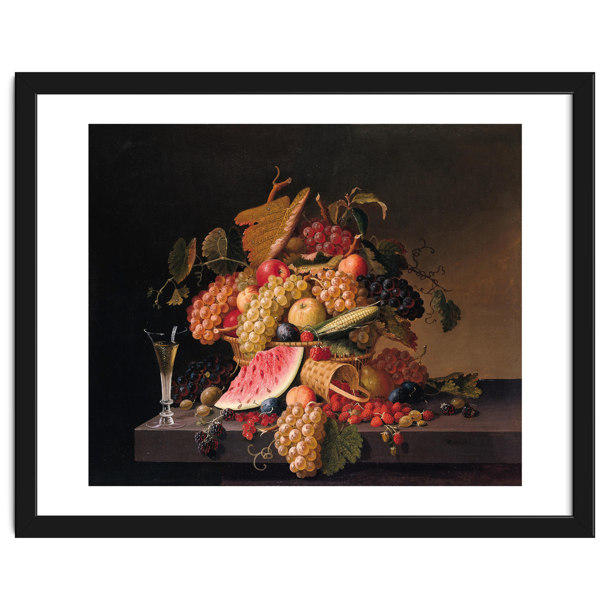 Paul Lacroix (Activo en Nueva York, entre 1855 y 1869-). The Abundance of Summer (s.f). Oil on ca...