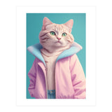 Cat Wearing Jacket (Print Only) thumbnail