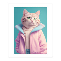 Cat Wearing Jacket (Print Only)