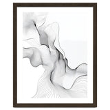 Abstract Black And White Flowing Lines thumbnail
