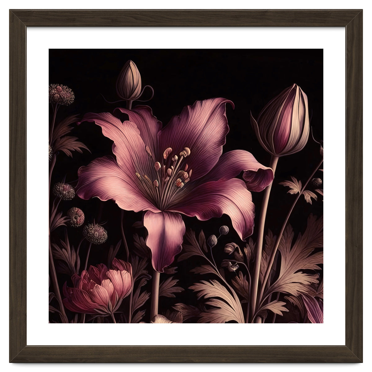 VINTAGE COLOURFUL BOTANICAL-10A-6