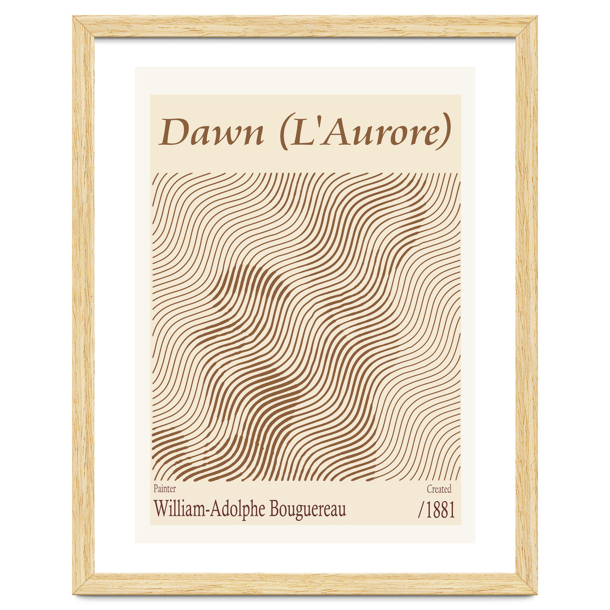 Dawn (l'aurore) – William Adolphe Bouguereau 1881