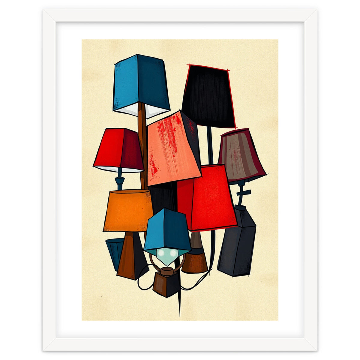 The Lamp Abstract Elegant