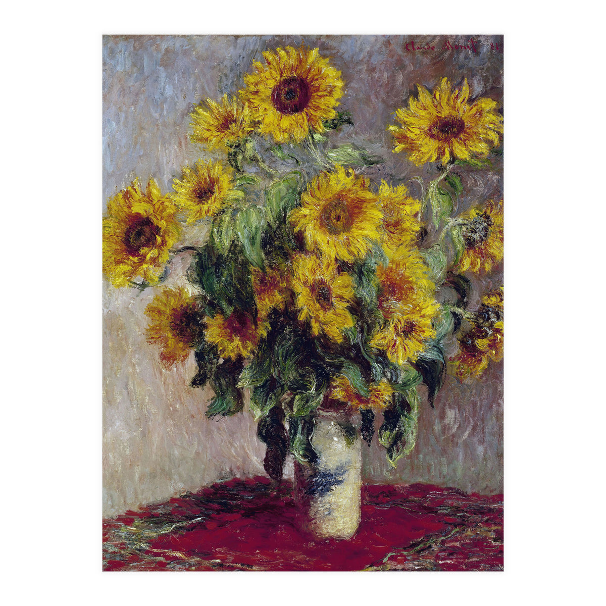 Bouquet of Sunflowers. (Print Only)
