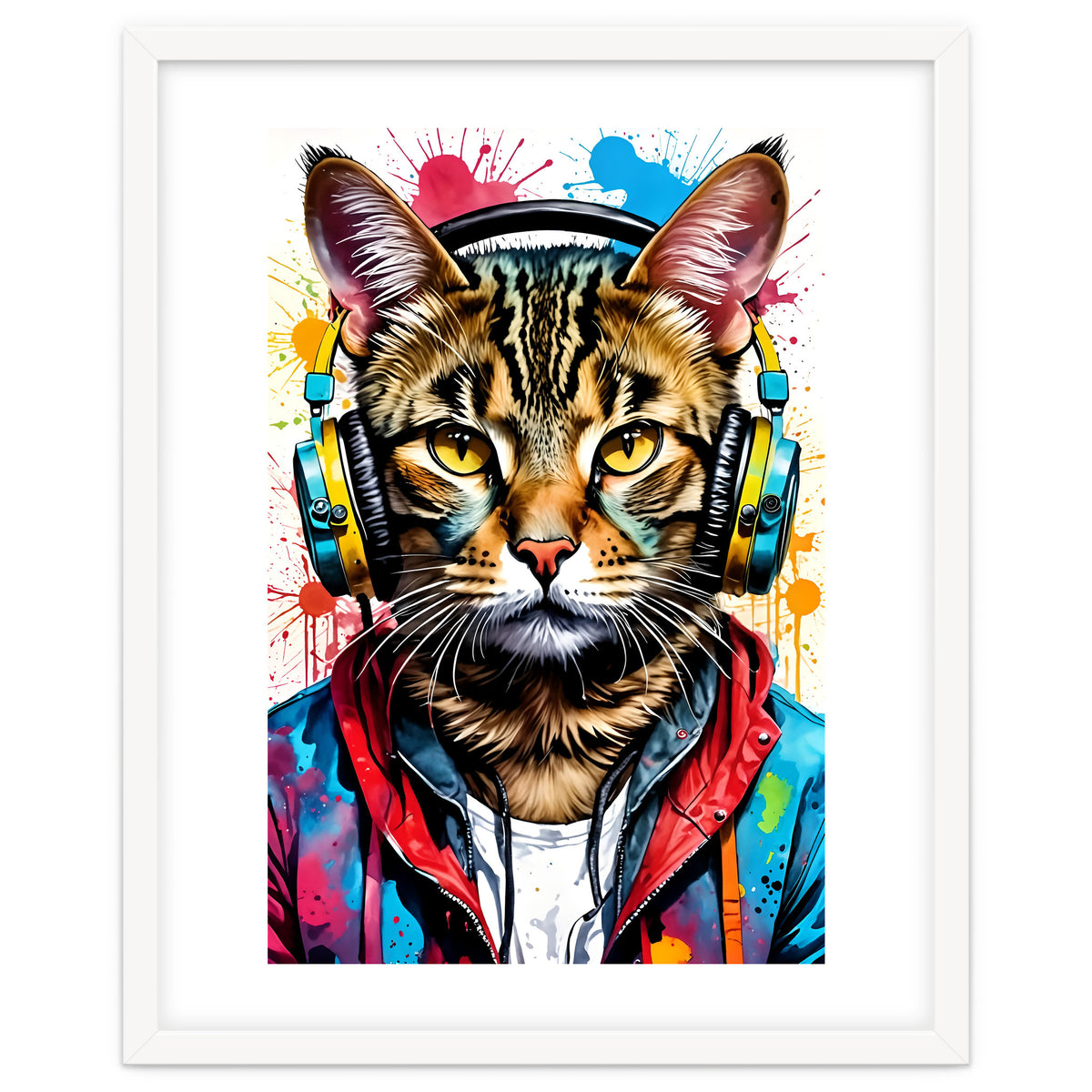 Cat In Headphones music