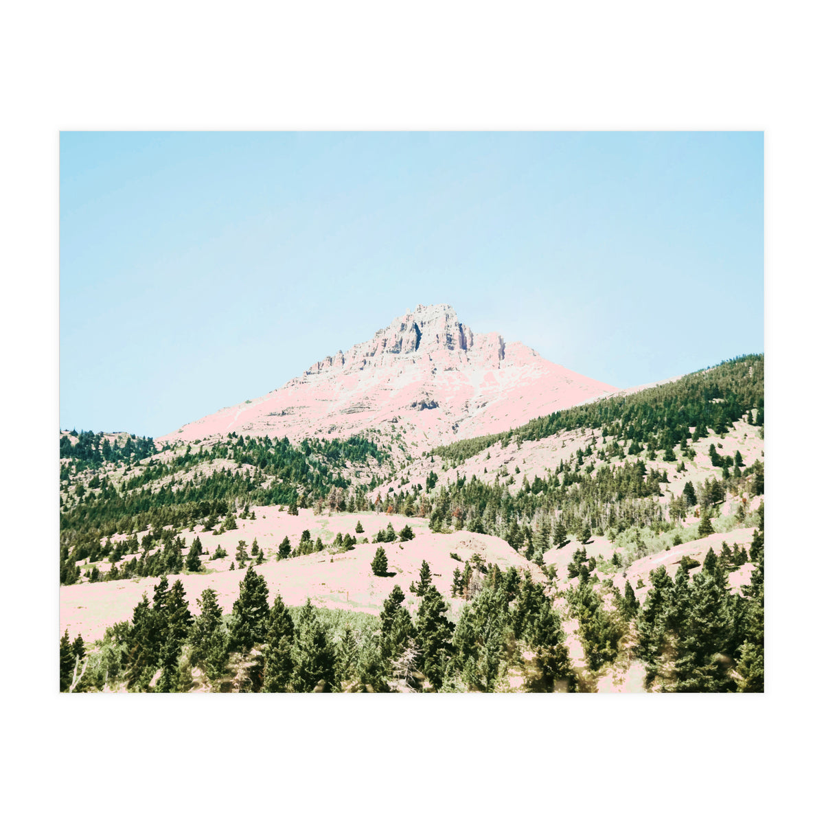 Happy Mountain #society6 #decor #buyart (Print Only)