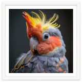 Cute Cockatoo Bird Portrait Colorful Crest thumbnail
