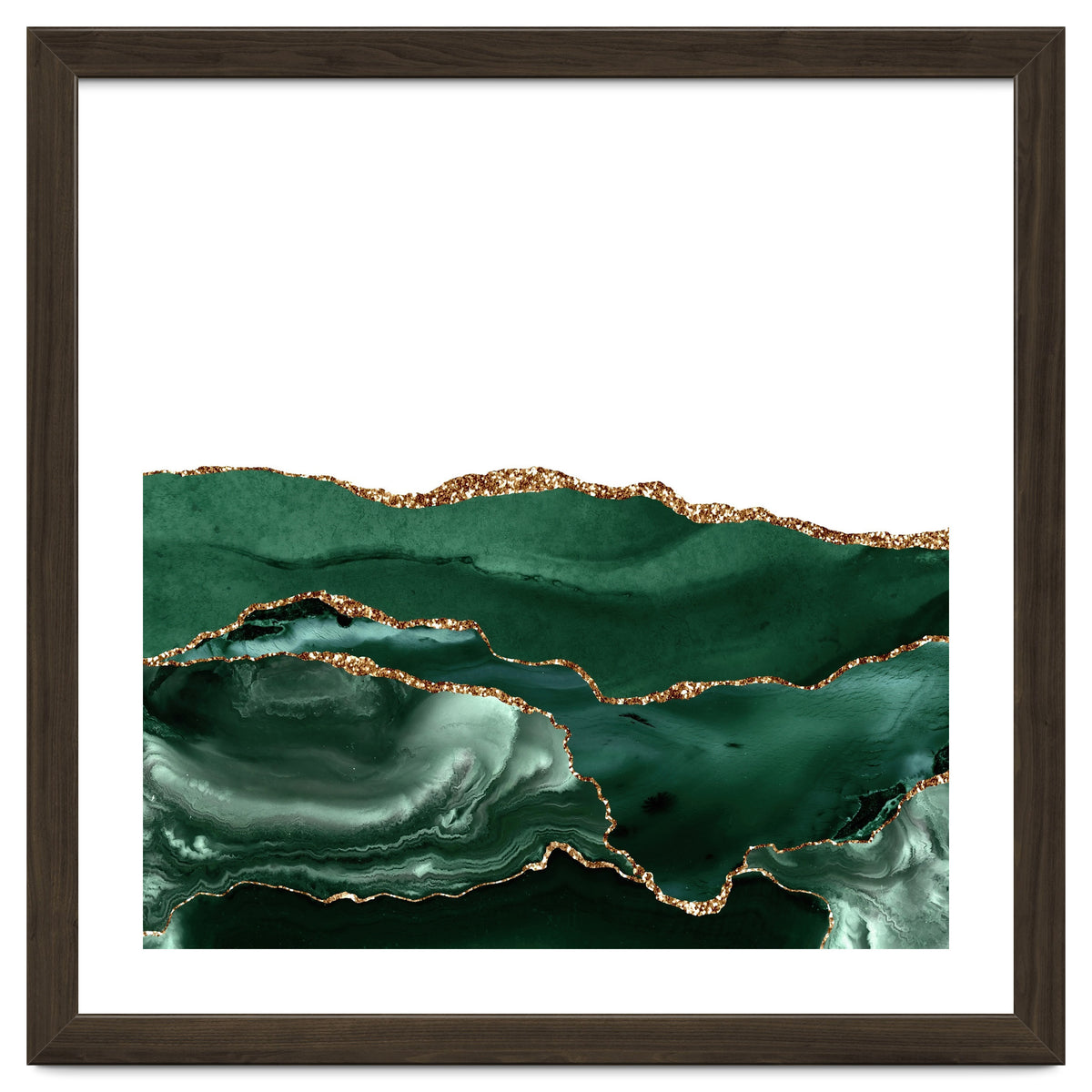 Emerald & Gold Agate Texture 05