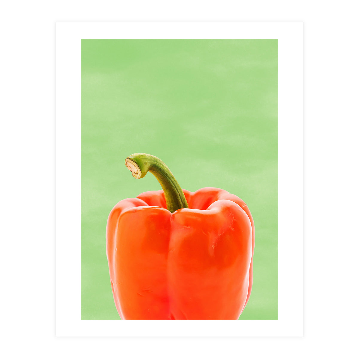Red Bell Pepper, Fresh Kitchen Art, Capsicum Chilli (Print Only)
