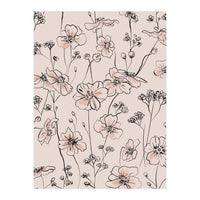 Wild Roses Floral Pattern (Print Only)