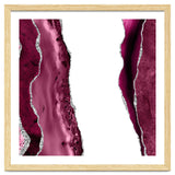 Burgundy & Silver Agate Texture 06 thumbnail
