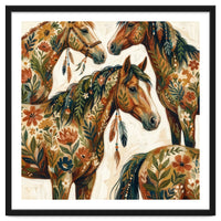 Rustic Horse Blossoms