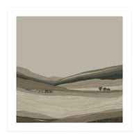 Muted Landscape oil painting  (Print Only)