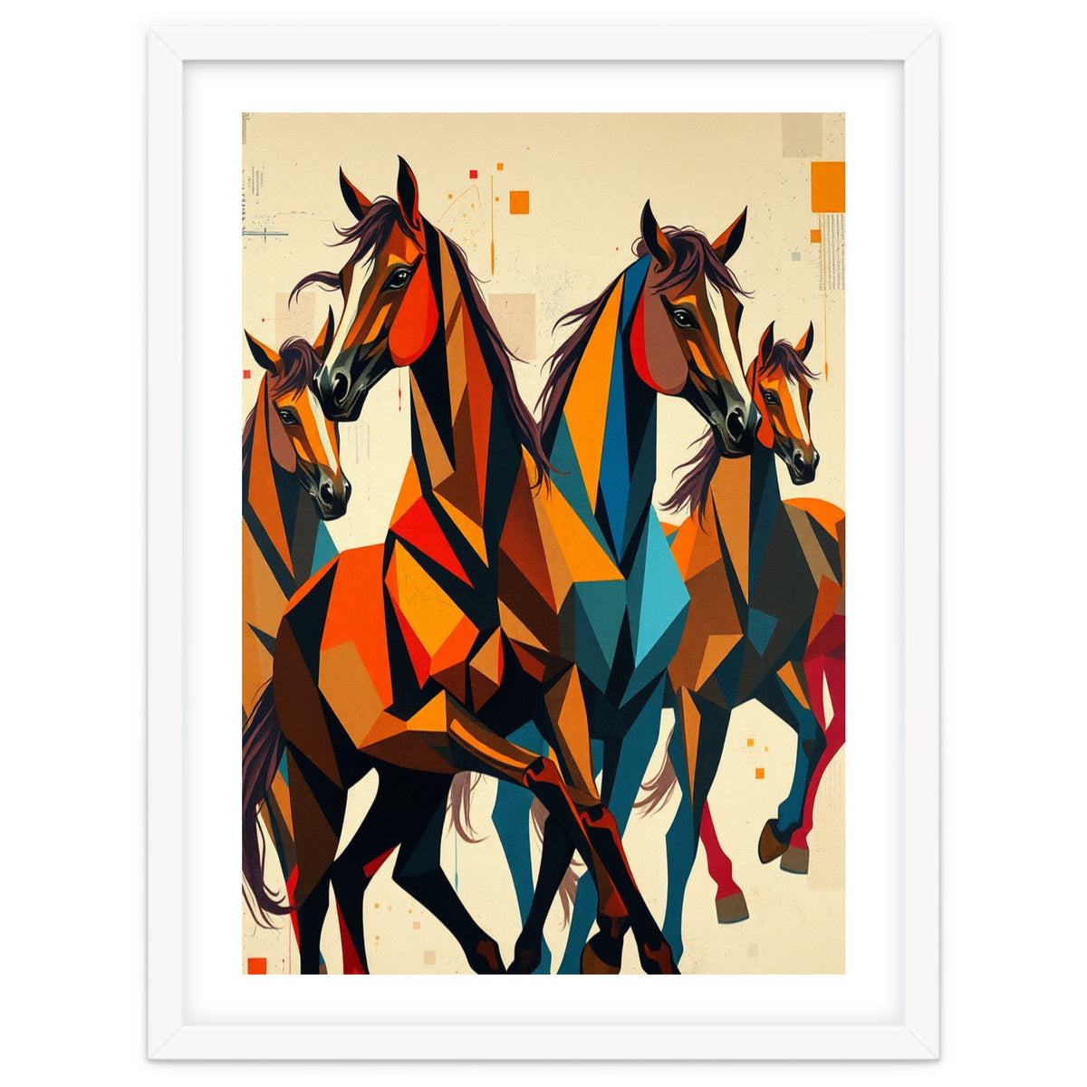 Abstract Horse Modern