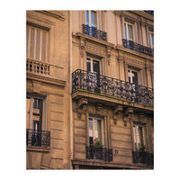 Street Photography - Haussmanian Facade, Paris (Print Only)