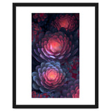 Ethereal Neon Blooms: Intricate 3D Floral Fractal Art thumbnail